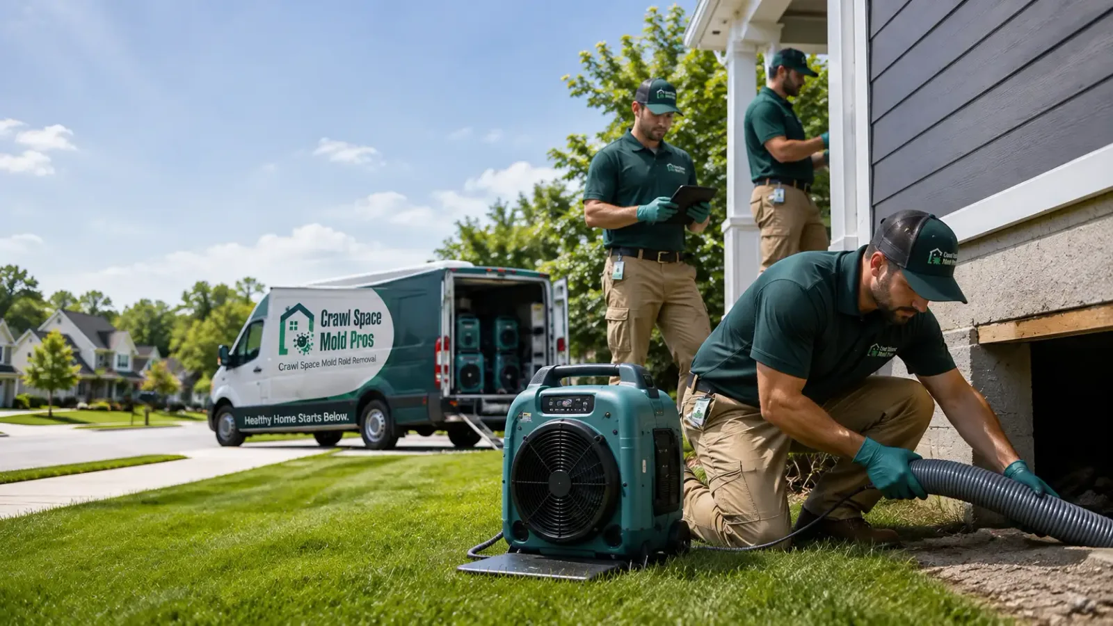 Crawl Space Mold Removal in Redmon, IL